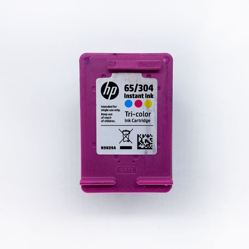 recycle your HP 65/304 Instant ink Tri-color empty ink cartridge