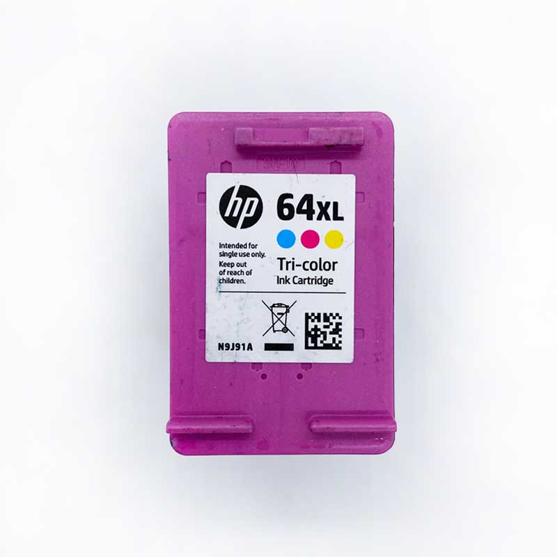 recycle your HP 64XL Tri-color N9J91AN empty ink cartridge
